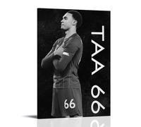 ZFHSFZ Trent Alexander-Arnold, tela per pittura a olio, decorazione da parete, impermeabile, per bagno, cucina, dormitorio, poster staccabile, nessun residuo, facile da pulire, 40 x 60 cm, con cornice