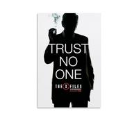 ZFHSFZ Trust No 1 - Panno per pittura a olio, decorazione da parete, impermeabile, per bagno, cucina, dormitorio, poster staccabile, nessun residuo, facile da pulire, 40 x 60 cm, senza cornice