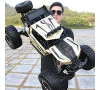ZFHTAO 50Cm Auto RC 4Wd Fuoristrada Rock Crawler, 2.4Ghz Veicolo Elettrico, 1/8 Bigfoot Monster Climbing Fuoristrada Truck All Terrain Giocattolo Regalo per Ragazzo Ragazza/Gol