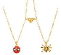 ZFHTJEKNCS 1 Appendiccolo di cartone animato Spider-Man Anima Collana Accessorio Magnetico per coppie d'amore