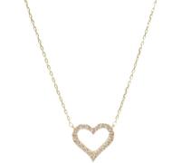 ZFHTJEKNCS Collana a cuore, cavo Micro-Pave, luce di lusso, europeo e americano, chiarello d'amore, lusso leggero, clavicola