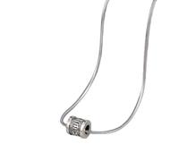 ZFHTJEKNCS collana mantra a sei caratteri prodotto per uomini; Trend Personality Catena Snakebone; stile INS ; Pendente da uomo con perline retrò.