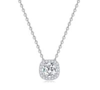 ZFHTJEKNCS Collana Square Pack Donna Ultra-Scintillante Zirconia Light Design Luxury Collarbone Collarbone Pendente Completo Stile 2025