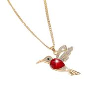ZFHTJEKNCS Moda coreana squisita Splendida collana da donna a forma di uccello con un lungo becco e un pollo regalo per il festival