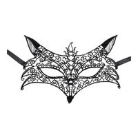 ZFIHAV 10 pezzi semplice maschera for travestimento sexy for feste da donna piuttosto elegante signora in pizzo Mardi Gras Decor(Black02)