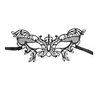 ZFIHAV 10 pezzi semplice maschera for travestimento sexy for feste da donna piuttosto elegante signora in pizzo Mardi Gras Decor(Black04)