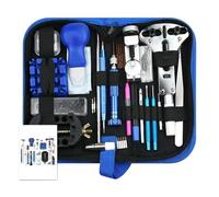 ZFIHAV 212 pezzi Kit di strumenti di riparazione for apri orologio Orologio a leva Coltello Cacciavite Pin Martello Set Accessorio for collegamento cinturino orologiaio