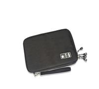 ZFIHAV Borsa Organizer Per Cavi Custodia For Cavi A Doppio Strato Caricabatterie Auricolari Gadget Organizer Digitale(A-L-black)