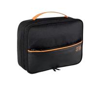 ZFIHAV Borsa Organizer Per Cavi Custodia for cavo dati portatile da 2 pezzi Caricatore USB digitale Cavo for auricolari Scatola for organizzatore for banca di potere(Black-M)