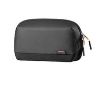 ZFIHAV Borsa Organizer Per Cavi Organizer For Dispositivi Elettronici Da Viaggio Borsa Con Apertura Tech Custodia Portatile(Black)