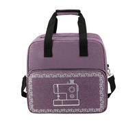 ZFIHAV Borsa Per Macchina Da Cucire Borsa da viaggio universale for overlock for uso domestico portatile di grande capacità for macchina cucire Custodia trasporto con manici Cerniera