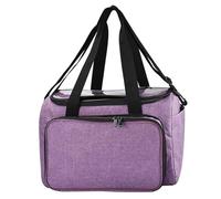 ZFIHAV Borsa Per Macchina Da Cucire Borsa for macchina da cucire Custodia for organizer for riporre i filati viaggio di grande capacità for il trasporto oggetti for maglieria(Purple)