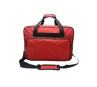 ZFIHAV Borsa Per Macchina Da Cucire Custodia for macchina da cucire, borsa universale con tracolla compatibile la maggior parte delle macchine standard(Red)