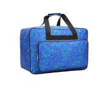 ZFIHAV Borsa Per Macchina Da Cucire Pratica borsa for macchina da cucire Kit for uncinetto Custodia viaggio Borsa tote in tessuto Oxford for kit for di grande capacità(C Blue)