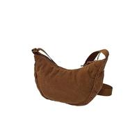 ZFIHAV Borsa Tote In Velluto A Coste Borsa a tracolla Hobos da donna in velluto a coste tinta unita, borsa a casual retrò, viaggio giornaliera Per L'Università(Brown)