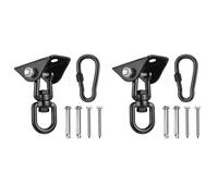 ZFIHAV Ganci per Altalene 2 Pezzi Gancio da soffitto for Sedia sospesa Girevole for Altalena 450 kg di Sospensione for for Sacco Boxe, Amaca, Yoga, ECC
