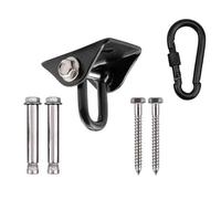 ZFIHAV Ganci per Altalene Kit di 2 Pezzi for Appendere l'amaca, Ganci for Resistenti, capacità 1200 libbre, Piastra for soffitto for Sedia da Yoga e Altalena Veranda(Model 1)
