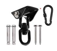 ZFIHAV Ganci per Altalene Kit di 2 Pezzi for Appendere l'amaca, Ganci for Resistenti, capacità 1200 libbre, Piastra for soffitto for Sedia da Yoga e Altalena Veranda(Model 4)