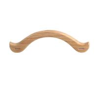 ZFIHAV Manico della Borsa in Legno 4 Manici ad Arco in Rattan, for Borsa da Spiaggia, in Paglia, a Forma di U, in Legno, all'Uncinetto per Borse(Khaki 1)