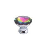 ZFIHAV Pomelli for mobili in vetro cristallo oro diamante 10 pezzi Per Credenze, Mobile Bagno