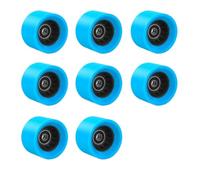 ZFIHAV Ruote for Pattini a rotelle da 8 pacchi Skate con Cuscinetti for Pattinaggio all'aperto o Accessori for Skateboard per Pattini(Blue)