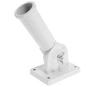 ZFIHAV Supporto per Asta Bandiera 2 PCS Practical Adjustable Metal Flag Pole Bracket Wall Mount Easy Installation for Outdoor Decorative Flags Long Time Service