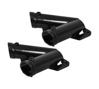 ZFIHAV Supporto per Asta Bandiera 2 Set Outdoor Flag Holder Bracket Heavy Duty Alloy Base Fits Various Poles for Garden Home Camping Display Use Double Pole