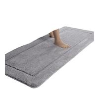 ZFIHAV Tappetini Per Interni Tappetini da bagno assorbenti minimalisti super morbidi Tappetino comodino antiscivolo luminoso Tappeto for porta della stanza Per Casa O Ufficio(61cmx122cm)