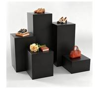 Zfmnoyev 1 Espositore A Cubo, Colonne A Piedistallo Quadrate per Esposizioni di Abiti da Sposa, Colonne Espositive Impilabili per Decorazioni per Eventi, Robuste(40x40x120cm/16x16x47in)