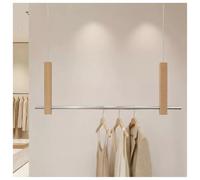 Zfmnoyev Appendiabiti Da Soffitto Regolabile | Barra Espositiva Per Abiti In Acciaio Inox, Soluzione Per L'esposizione Di Capi Abiti Da Sposa Abiti(120cm/47.2in)