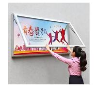 Zfmnoyev Bacheca Per Esterni Chiusa, Bacheca In Alluminio Resistente Alle Intemperie Con Serratura, Bacheca Pubblicitaria Da Parete, Per Aree Commerciali, Parchi Scolastici