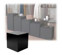 Zfmnoyev Espositore A Cubo, Scatole Decorative Impilabili, Robuste, Pilastri Espositivi Riutilizzabili per Tavoli da Dessert, per Oggetti da Collezione, Borse, Scarpe(30x30x50cm/12x12x20in)