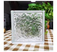 Zfmnoyev Mattoni di Vetro Traslucidi Quadrati, Mattoni di Cristallo, Isolamento Acustico, Isolamento Termico, Parete Divisoria Decorativa, per Stanze, Terrazze Esterne, Balconi, Giardini(C)