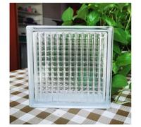 Zfmnoyev Mattoni di Vetro Traslucidi Quadrati, Mattoni di Cristallo, Isolamento Acustico, Isolamento Termico, Parete Divisoria Decorativa, per Stanze, Terrazze Esterne, Balconi, Giardini(G)