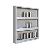 Zfmnoyev Mensola Porta Bicchieri In Acciaio Inox Da Parete, Espositore Porta Bicchieri A 2/3 Ripiani Per Dipendenti, Per Centri Commerciali, Fabbriche, Ristoranti(77x12x87 cm)