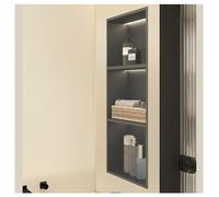 Zfmnoyev Nicchia Doccia A Incasso A 1/2/3/4 Ripiani Con Illuminazione A LED, Organizer Moderno In Acciaio Inossidabile Per Shampoo E Altri Prodotti Da Bagno(Grey,320x320x125mm)