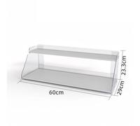 Zfmnoyev Porta Caramelle E Snack In Acrilico, Scaffale Portaoggetti Da Banco Supermercato A 2/3 Ripiani, Ripiano Multiuso Per Gomme Da Masticare/bevande, Per Dispensa, Ufficio, Negozio(60x29x23.3 cm)