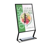 Zfmnoyev Supporto Per Cartelloni Da Pavimento Per Impieghi Gravosi, Supporto Per Cartelloni Da Marciapiede In Metallo Per Esterni, Porta-menù(64.5x31x127.5 cm)