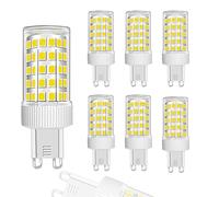 ZFQ G9 Lampadina LED 10W, bianco freddo 6000K, equivalenti a 150W Alogene, 86 LED, 1000Lm, Angolo di Diffusione 360°, Ultra Luminose, AC 220-240V, Non Dimmerabile, Confezione da 6