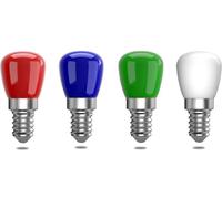 ZFQ Lampadine Colorate LED E14, 3W rosso verde blu lampadina LED, adatto per AC220-240v, illuminazione ambientale/Halloween/Natale/luce festival, bar/festa lampadina colore (Pacco da 4)