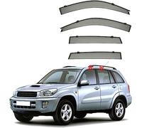 ZFSMHLH 4 Pezzi Deflettori d'Aria Antiturbo per Toyota RAV4 MK2/XA20 2001-2004, Deflettori Auto Integrati Aerodinamico Antivento Antipioggia Accessori Auto