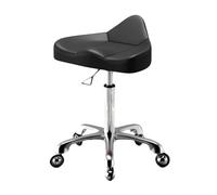 ZFUCMAYL Sedia A Sella Con Schienale,sgabello A Sella Sollevabile Con Ruote In Lega,sgabello Girevole Ergonomico For Taglio Da Salone,for Parrucchiere Da Ufficio A Casa(Color 1)