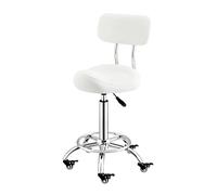 ZFUCMAYL Sgabello Ergonomico Mobile,sedia A Sella Con Pedale,sgabello A Sella Sollevabile Con Schienale,adatto For Casa,ufficio,salone,capacità Di Carico 330 Libbre(Color 3)