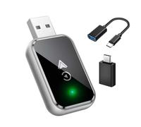 ZFZFC Adattatore CarPlay Wireless per Ferrari 12Cilindri Spider 2024, Adattatore Wireless Auto Converte Il Cavo in Wireless, 2-in-1 Plug And Play,B-Matching Head + Type-c Extension Cable