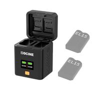 ZG CINE PS-EL15 - Valigetta di ricarica per batteria Nikon EN-EL15c