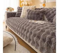 ZGantrix Corner Sofa Cover with Left Right Peninsula 3/2 Seater Sofa Cover for L Sofa Non-Slip Washable for Dogs Cats Non-Slip Washable Protector (Colour: O, S