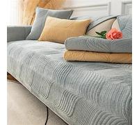 ZGantrix Corner Sofa Cover with Left Right Peninsula 3/2 Seater Sofa Cover for L Sofa Non-Slip Washable for Dogs Cats Non-Slip Washable Protector (Colour: A, S