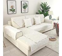 ZGantrix Corner Sofa Cover with Left Right Peninsula 3/2 Seater Sofa Cover for L Sofa Non-Slip Washable for Dogs Cats Non-Slip Washable Protector (Colour: Z, S