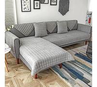 ZGantrix Corner Sofa Cover with Left Right Peninsula 3/2 Seater Sofa Cover for L Sofa Non-Slip Washable for Dogs Cats Non-Slip Sofa Protector Washable (Color : #11,