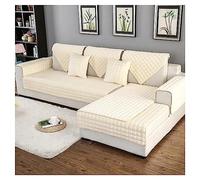 ZGantrix Corner Sofa Cover with Left Right Peninsula 3/2 Seater Sofa Cover for L Sofa Non-Slip Washable for Dogs Cats Non-Slip Washable Protector (Colour: FF,
